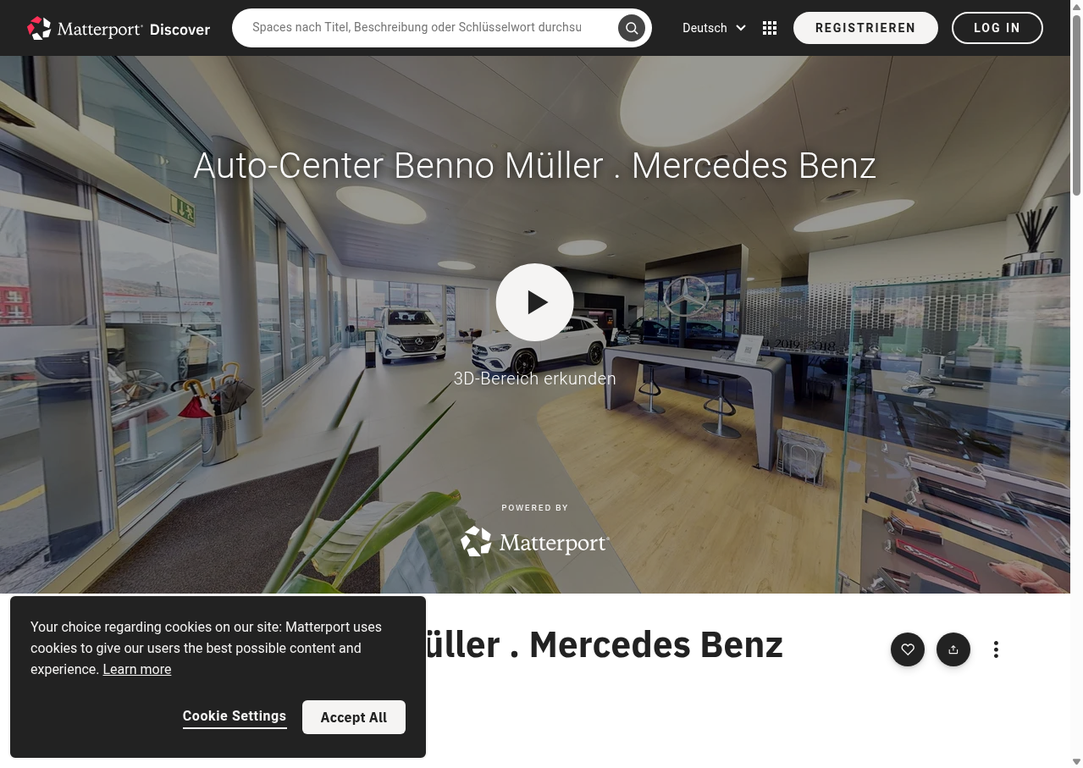 Mercedes Benz Showroom